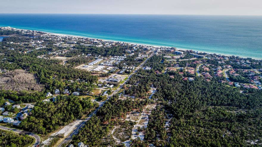 Prime location near 30A approximately 1/2 mile from Gulf Place and public beach access. You can't beat this is location! This lot will be perfect to build a primary residence or second home and be in close proximity to all the shopping, dining and entertainment that Gulf Place and 30A have to offer. Lot 9 is also available for purchase providing the opportunity to build a larger home, pool and outdoor living space.