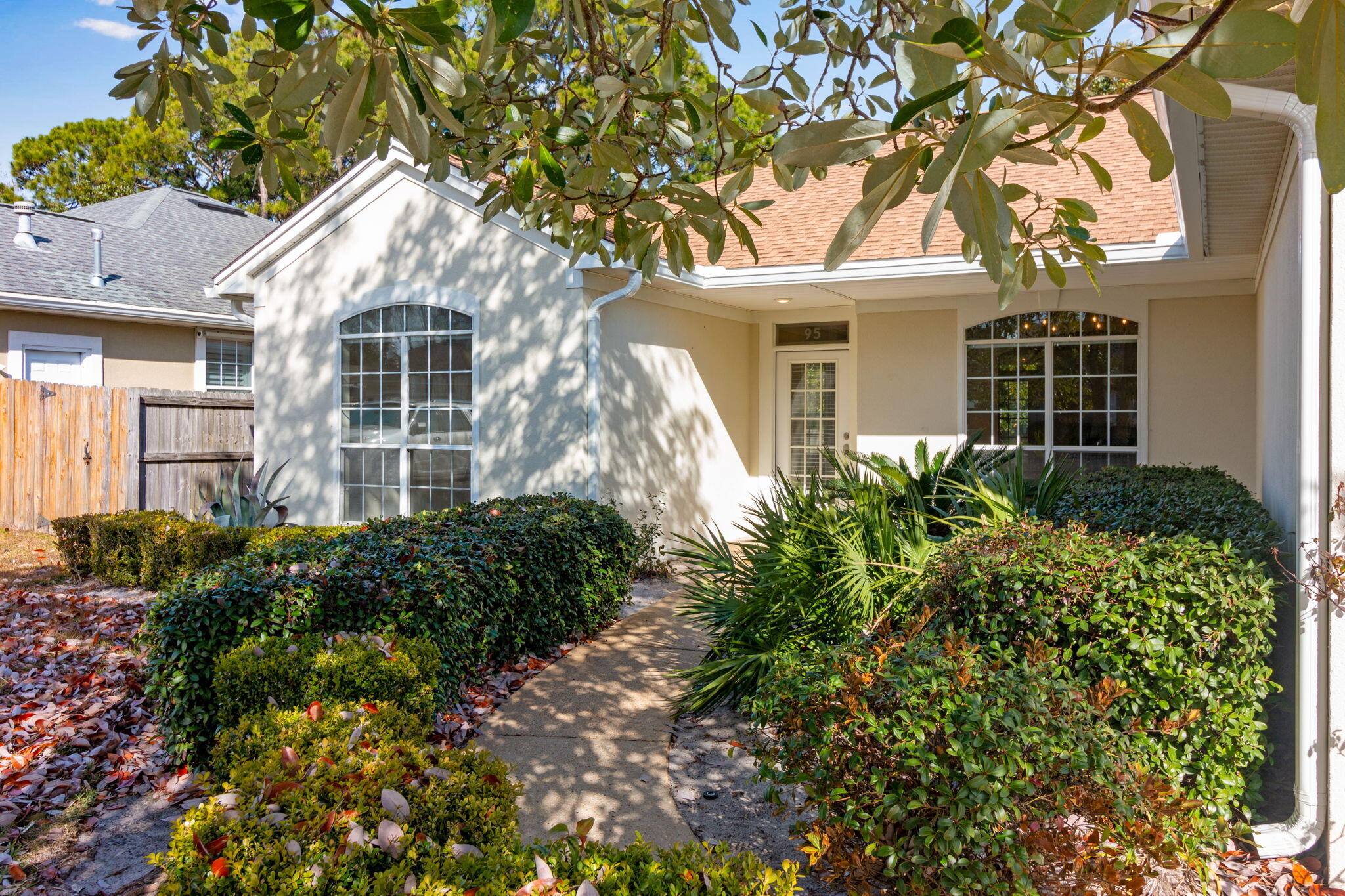 This charming 3-bedroom, 2-bathroom rental located at 95 Bonaire Blvd in Miramar Beach, FL, features new paint and LVF through-out. Nestled in a peaceful neighborhood just minutes away from the beautiful beaches of the Emerald Coast, this home provides a relaxing retreat for families or groups. The spacious open-concept living area is ideal for entertaining, while the well-appointed kitchen features modern appliances and ample counter space for meal preparation. Each of the three bedrooms is generously sized, with the master suite boasting an en-suite bathroom for added privacy. The property also includes a private backyard, with a screened in back porch perfect for outdoor gatherings. Sorry No Cats  With easy access to local shops, restaurants, and recreational activities, this home is an ideal choice for your next beach getaway or long-term stay in one of Florida's most sought-after locations. 