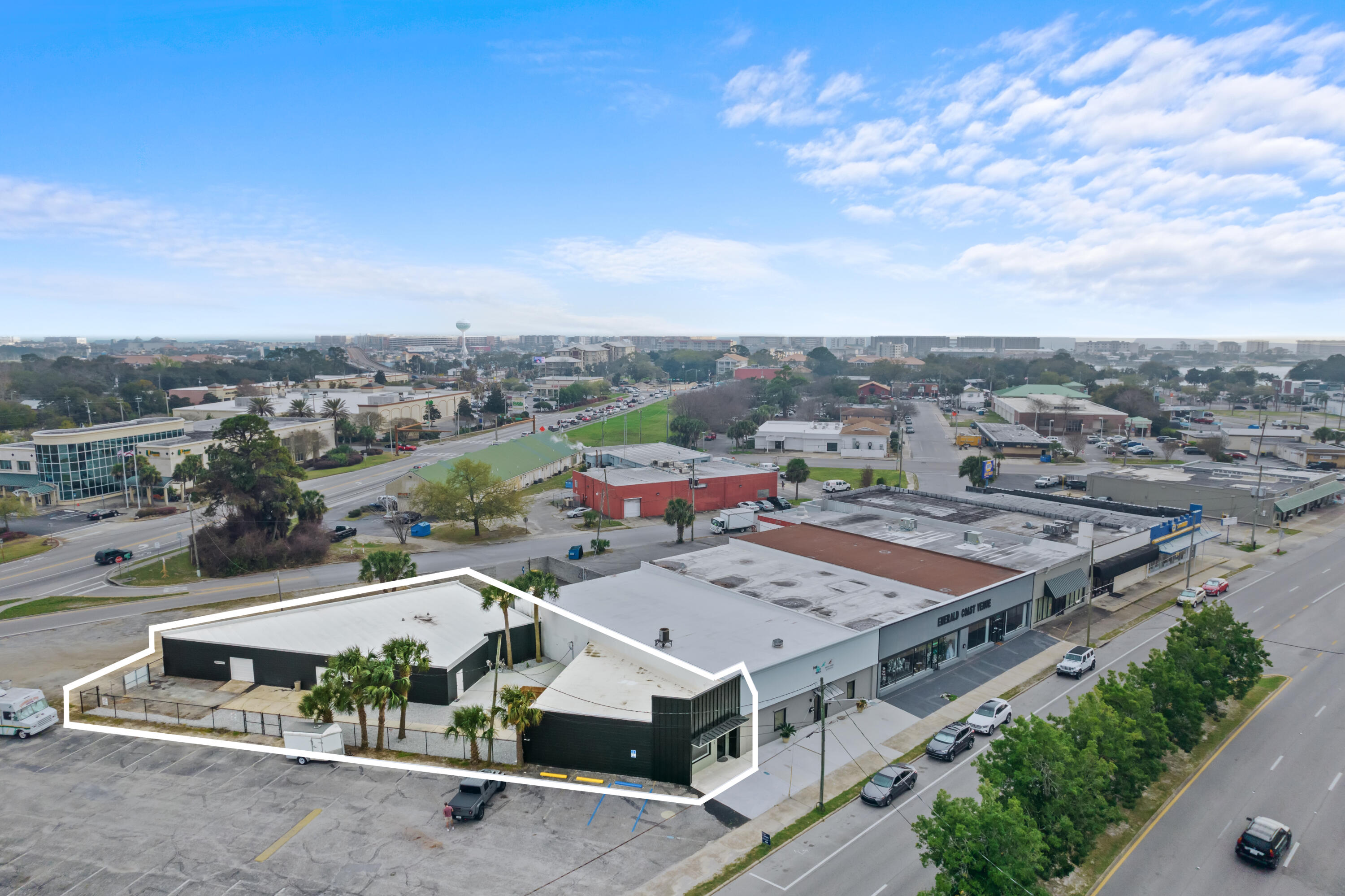 Exclusively Available for Lease, 129 Eglin Parkway presents a great opportunity in growing downtown Ft. Walton Beach. This property features two separate buildings with a courtyard dividing the two. One is a 1,400sf office building that features an open retail/work area with high ceilings, two private offices, and a private restroom. The other building is a 4,200sf heated and cooled warehouse with three drive-in bay doors, private restroom, new roof and finished with spray foam insulation. This property is perfect for flex use, creative office space, life sciences, research & development, etc. Occupancy is available for February 1, 2025.