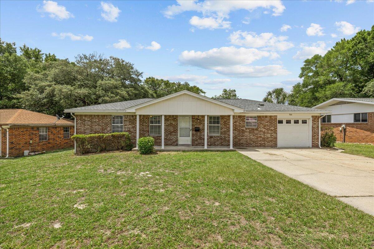Welcome to this updated 3-bedroom, 2-bath home, ideally located in the heart of Niceville on a 1/4 acre lot! From the inviting front porch to the modern finishes inside, this home is ready for a new owner.Step inside to find beautiful LVP flooring throughout the main living areas and all three bedrooms. Enjoy two spacious living rooms, and a cozy eat-in kitchen featuring a neutral color palette that complements any style.Three spacious bedrooms and both bathrooms have been tastefully remodeled. The home also includes a 1-car attached garage for added convenience.The fully fenced backyard provides plenty of space for outdoor fun, gardening, or pets.Centrally located just minutes from local military bases, top-rated schools, shopping, dining, and the stunning white sand beaches of the Emerald Coast.