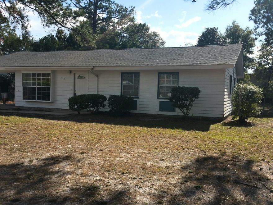 Your piece of Florida is waiting for you! This home boasts an updated kitchen with new cabinets, counter tops, sink, and slide-in stove. Double pane windows complement the new air ducting system installed. Out back, you'll find a large yard with endless potential. Make this house your home today!