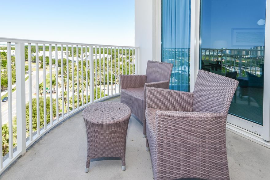 This 10th floor, west facing, junior two-bedroom condo offers views overlooking the City of Destin and the Gulf of Mexico. It has an open concept living and dining area, as well as an expansive and inviting balcony just perfect for taking in the Emerald Coast sunrises. Enjoy the many onsite amenities, including a lushly landscaped pool area boasting Destin's largest lagoon pool with waterfall features, a kiddie pool, hot tub, and splash pad, as well as a playground, fitness center, and tennis and basketball courts. Want your toes in the sand? The resort offers complimentary shuttle service to the beach for you to enjoy Destin's world famous sugar-white and emerald-colored water beaches. Shuttle service takes you to the June White Decker Public Beach access which is just minutes away. Another benefit to owning in the Palms of Destin is the ease of ownership: All utilities are included in the HOA dues  water, sewer, electric, cable, Wi-Fi, phone and trash! This is an excellent opportunity for a vacation rental, secondary or primary home  no long-term rentals are allowed. The Palms of Destin Resort and Conference Center offers the best in Destin vacation rentals and event space at an affordable price! Located on 15 beautiful acres, in the heart of Destin close to premier shops, nightlife, events, family and fine dining. Owner pets are welcome.