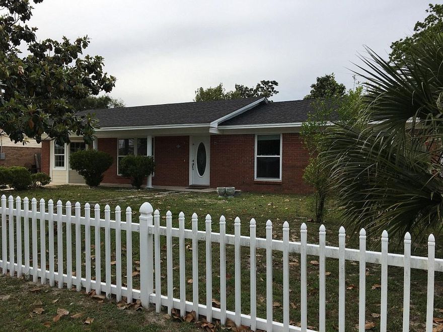 Great location, near beaches, large living, den with fireplace, eat-in kitchen plus breakfast bar, workshop 12x10, storage shed, fenced backyard, 32x11 covered porch.