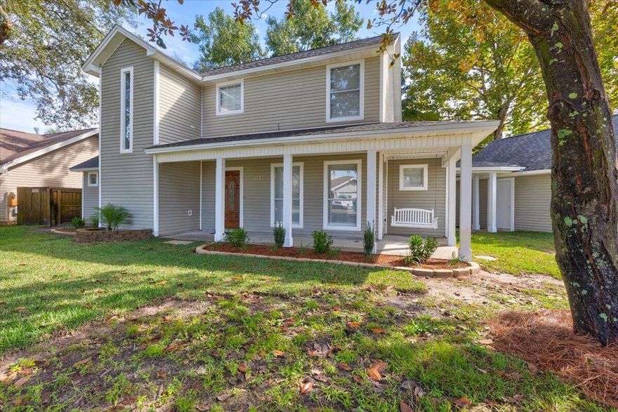 Come see this amazingly unique home completely updated. BRAND NEW Roof, HVAC, water heater, flooring, counter and appliances, bathrooms, and lighting throughout. Southern style two story home with first floor master.  Large lot on cul de cac front porch swing and detached garage. Beautiful magnolia tree in front yard, live oak and sycamore tree in back with plenty of space to park a boat or RV.