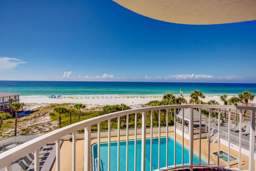 A beautifully upgraded, up-to-date, gulf-front condo in a fabulous Miramar Beach location at Hidden Dunes!This lovely 2-BR, 2-BA unit has recently undergone a thorough renovation: The completely new kitchen features ceiling height cabinets, new granite counters, a stainless farm sink with restaurant-style faucet, new stainless appliances and new dedicated water heater. It also offers a pantry closet with stacking washer and dryer. A wine bar with beautiful glass shelving was added as well.Both bathrooms have been refinished, including new sinks, fixtures, cabinets, lighting, tile details and hot water heater, plus a walk-in glass shower was added in the master bath. The floors have been refinished in a wood-look tile with sound soak pad, while the ceilings and walls have been...