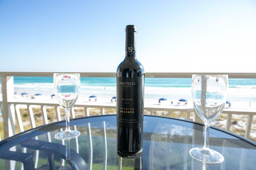 LOCATION, LOCATION! INCREDIBLE INCOME PRODUCER. ($45K) This beautifully redone condo is Gulf front and in the heart of Crystal Beach. There is new flooring, plumbing fixtures, cabinets, granite counter tops and tongue and grooved wood planks in the ceiling. This spacious condo will easily accommodate 6, You see the gulf from the kitchen sink as well as beautiful Gulf views from the living areas. The extra large balcony gives incredible panoramic views to the east and west. Located but a short walk to several fine resturants and shops. After arriving you can just forget your car and walk everywhere you could want to shop or dine. This condo is rental ready with a proven rental history not a projection. All the windows and doors have been replaced with Hurricane rated W/D.