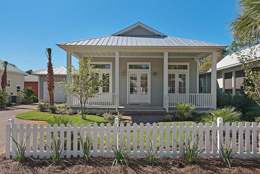 Construction is complete on this beautiful 3 bedroom 3 1/2 bath home!! This is a rare opportunity to enjoy new construction in the Olde Towne neighborhood of Sandestin. This home features an open floor plan and a master suite on the first floor! When you walk in you will be amazed by the soaring cathedral ceiling that greets you upon entry that is the ceiling for the living areas, dining area, and kitchen. The windows in this home are abundant and let light flow in everywhere. The master suite is large and has a separate tub and shower.Upstairs there are two large bedrooms with plenty of closet space. There is a separate living area space on the second floor. A laundry room and mud room on the first floor adds to the convenience and storage room in this home. There is even an