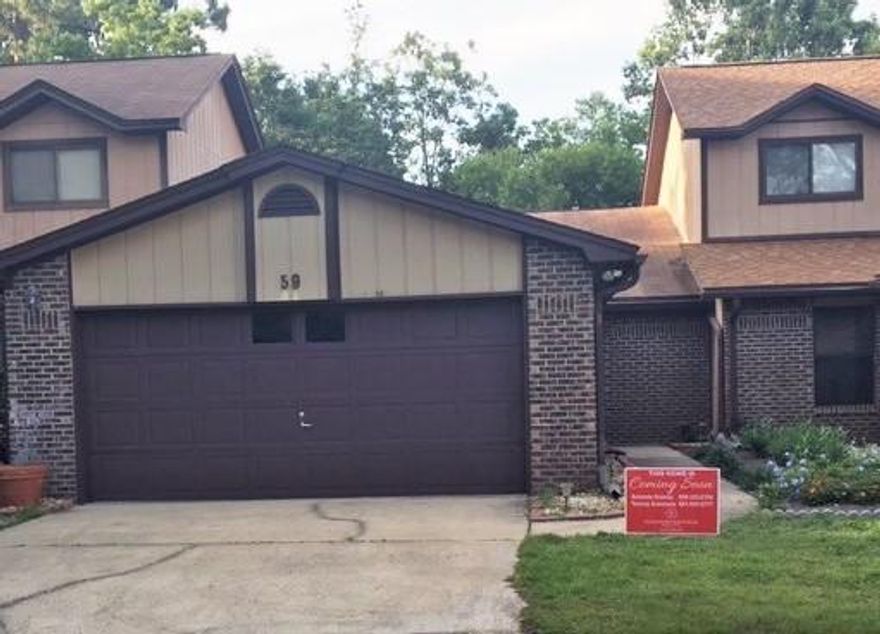 Fantastic one story town home across the street from water access, with a community pool, fitness room and club house! Real hardwood flooring throughout with tile in the kitchen. A new stove, two car garage, and private screened-in porch overlooking mature landscaping. This town home has something for everyone to include 2 master suites, both with HUGE walk-in closets, and private bathrooms - one with a tub/shower surround, the other with a walk-in shower. A new Roof is being installed before closing! The home has been freshly painted, newer A/C and an almost new front loading washer and dryer included with the purchase! You cannot find a better deal in Niceville at this price!