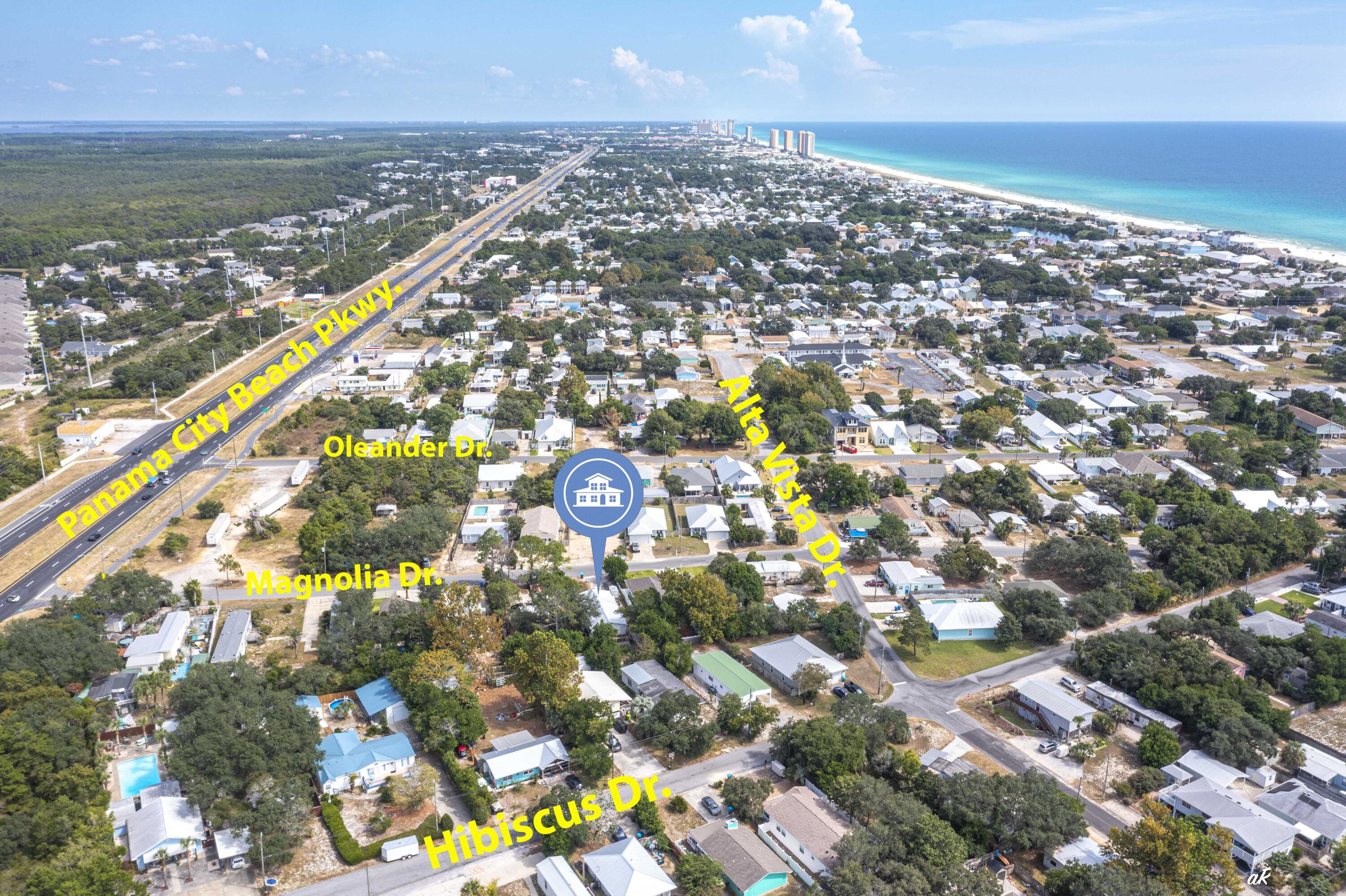 LAGUNA BEACH! Enjoy the beach lifestyle in this charming mobile home located in a laid-back, scenic community. Trails lead straight to the beach, and the streets are golf-cart friendly. This property offers flexibility for short-term rental or permanent residence and is just a few blocks from the beach and only 5 miles to 30A. Low-maintenance yard, gravel driveway, and fenced backyard provide ideal golf cart or boat storage. Minor refreshing such as cleaning or a fresh coat of paint will enhance this property's charm and appeal. Don't miss this opportunity to live or invest in one of PCB's most desirable locations!