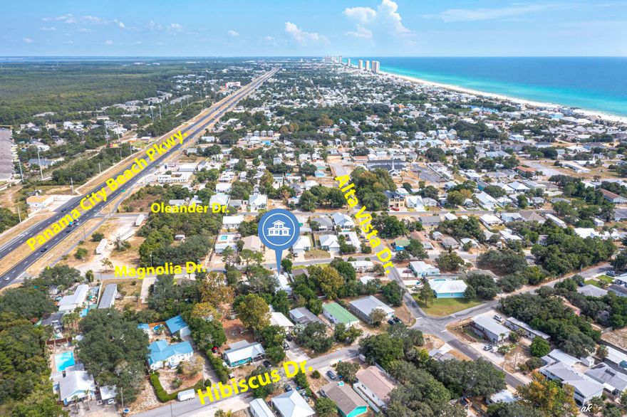 LAGUNA BEACH! Enjoy the beach lifestyle in this charming mobile home located in a laid-back, scenic community. Trails lead straight to the beach, and the streets are golf-cart friendly. This property offers flexibility for short-term rental or permanent residence and is just a few blocks from the beach and only 5 miles to 30A. Low-maintenance yard, gravel driveway, and fenced backyard provide ideal golf cart or boat storage. Minor refreshing such as cleaning or a fresh coat of paint will enhance this property's charm and appeal. Don't miss this opportunity to live or invest in one of PCB's most desirable locations!