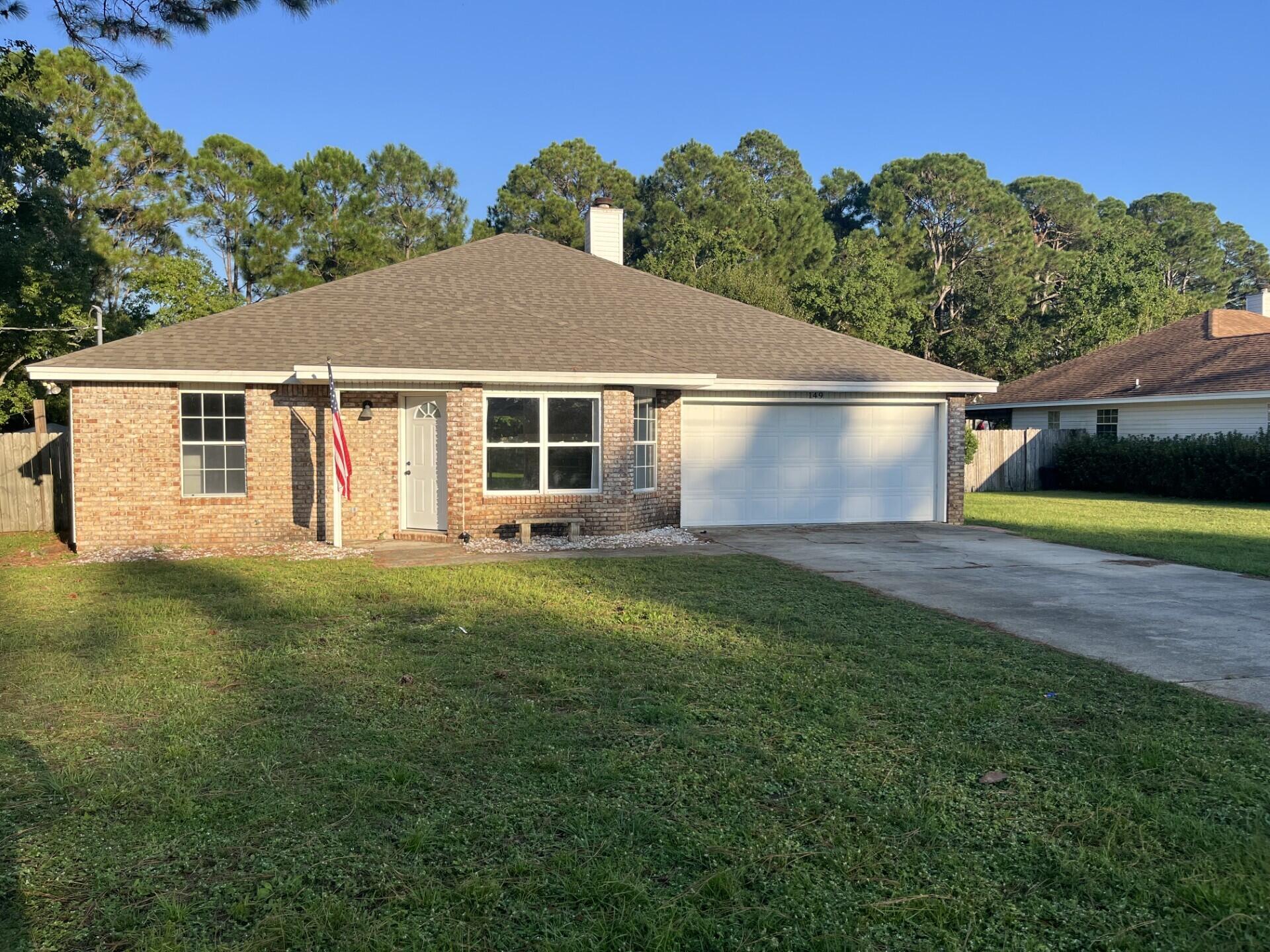 Move in Special!! NOVEMBER is FREE!!!Quaint 3 bedroom / 2 bathroom home located at Wynnehaven Beach Estates in Mary Esther. Sits on nearly a quarter acre lot close to the end of a cul-de-sac. The house is just an 11 minute commute to Hurlburt Field as well as within close reach to shopping and schools. There is access to the back yard through both the dining-area and the master bedroom which has a large covered patio and fenced-in yard. To view, come by Navarre Beach Realty at 8666 Navarre Parkway in the Winn Dixie Shopping Center to check out the keys. Office hours are Monday through Friday 9am-5pm. Keys must be returned to the office by 5pm.