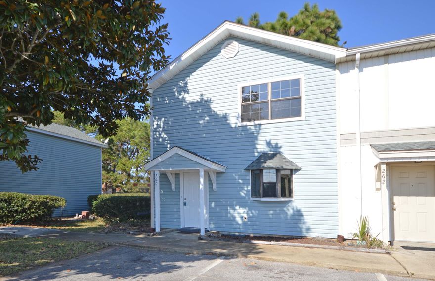 Newly Remodeled! Located in the hub of Mary Esther, Close to bases, this 2 bed 1.5 bath END unit was just totally renovated in November 2019! Location! Location! Enjoy the all new granite, new cabinets, stainless steel appliances, toilets, and newly painted throughout the home. There is a spacious Laundry Room and closets galore, with 2 in master bedroom. The Kitchen has a large pantry. All carpets were just professionally cleaned. The roof was replaced in 2013, which is an extra bonus for your insurance! Your new home is right across from the Mall, near restaurants, beaches, night spots and bases. This is end unit has a huge backyard space, is quiet, with privacy on the back patio. Very peaceful with lots of space if you have pets. There are even 2 Parking spaces for you and guest.