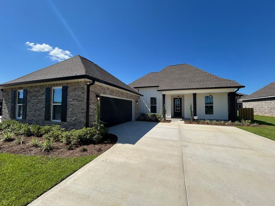 The RENOIR IV I in Natureview community offers a 4 bedroom, 3 bathroom, open design with flex space and breakfast area. Upgrades added (list attached). Special Features: double vanity, garden tub, separate custom tiled shower, and walk-in closet in master bath, kitchen island, walk-in pantry, boot bench and drop zone in mudroom, covered porches, custom kitchen backsplash, crown molding, ceiling fans in living and master, framed mirrors in all baths, smart connect WIFI thermostat, smoke and carbon monoxide detectors, landscaping, architectural 30-year shingles, flood lights, and more!Energy Efficient Features: water heater, electric kitchen appliance package, vinyl low E windows, and more! Energy Star Partner.