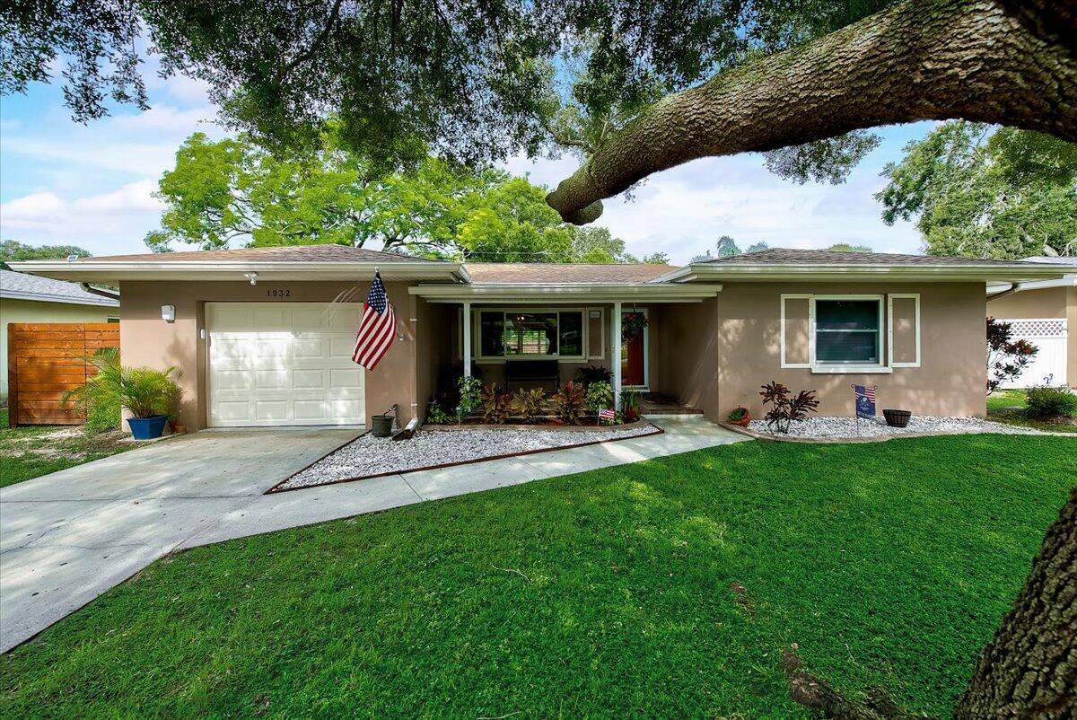 Welcome to the neighborhood of Barrett Manor in Clearwater! This area is nestled upon a prime position with proximity to America's favorite beaches, the finest schools and some of the best kept secrets of Clearwater. This single story features a beautifully maintained semi-open floor plan. The main living area features laminate, terrazzo, and tiled floors. Your kitchen is finished with updated counters, white wooden cabinetry with wall pantry, newer stainless steel appliances. Enjoy the quiet evenings sitting in the Florida Room or under the pergola enjoying your cozy, quiet backyard. Mature interior lot ideally located in less than 15 minutes to the best beaches, 30 minutes to St Petersburg, 30 minutes to Tampa and 25 minutes to Tampa Itn'l airport. Upgrades include 2021 roof re