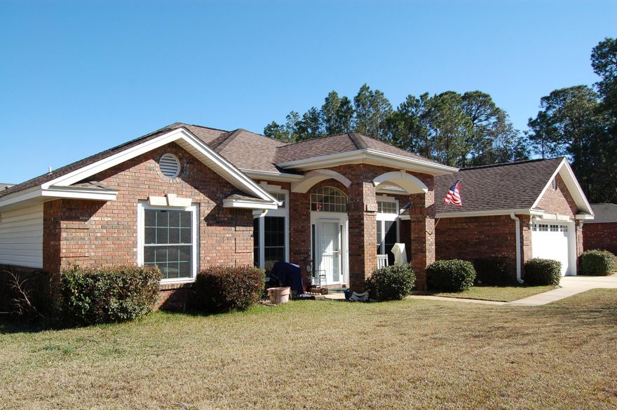 This beautiful and well-maintained brick home is conveniently located at the end of a cul-de-sac in a much desired neighborhood within FWB. A crystal clear pool and large paved backyard are ready for entertaining guests or just relaxing after a long day. All of the property windows are brand new and were replaced with hurricane proof windows in 2020. The spacious kitchen contains granite countertops, a convenient breakfast bar, and immaculate stainless steel appliances. The living room consists of a custom built entertainment center and amazing 12 foot ceilings throughout. The large master bedroom contains a beautiful tray ceiling and the adjoining master bath is completely updated. One of the bedroom is a Mother-in Law suite with a private bathroom and outside entrance.