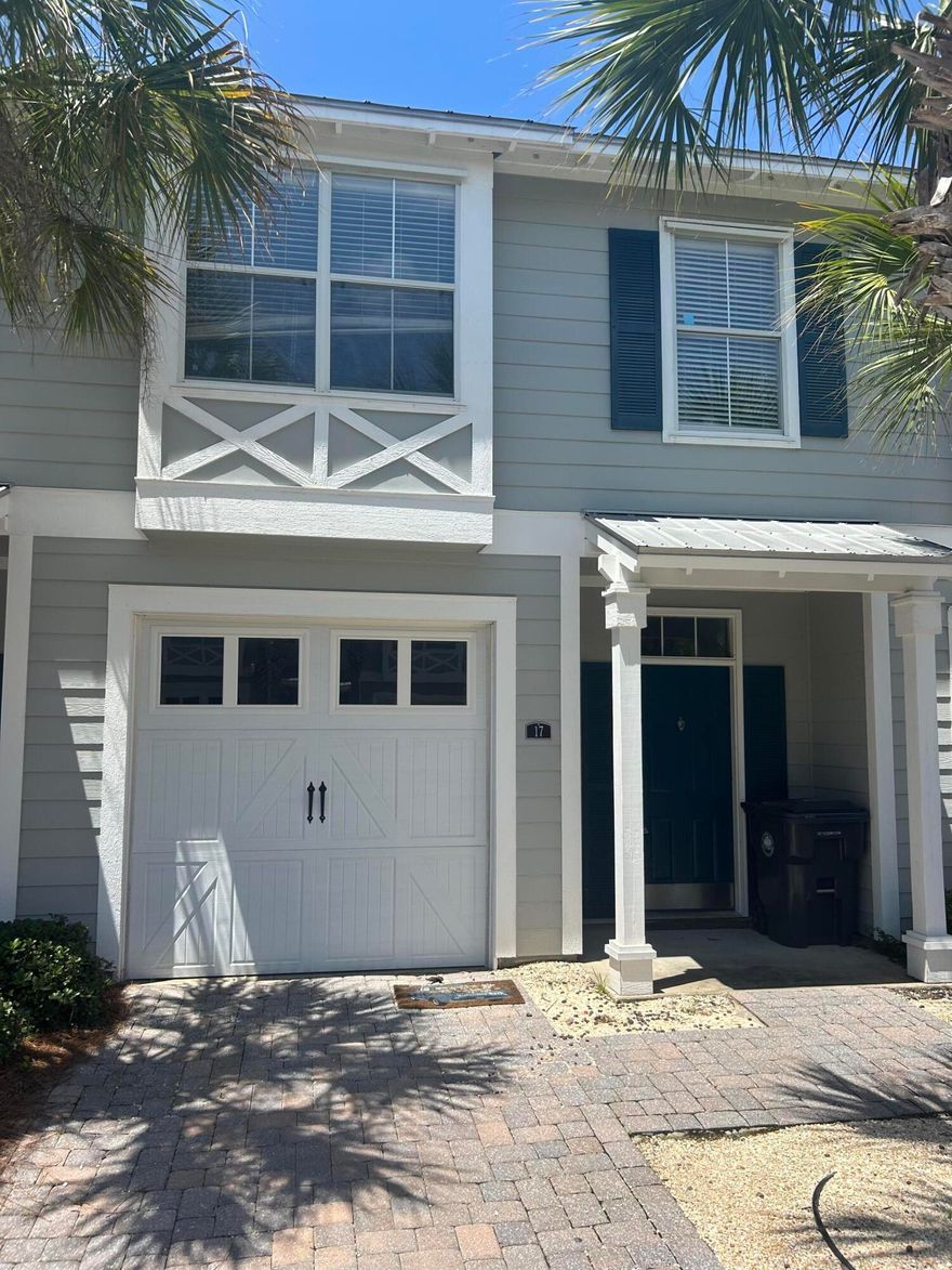 Come look at this beautiful spacious townhome tucked away in the gorgeous Santa Rosa beach! Your own relaxing getaway close to the pristine white beaches and Hogtown bayou! Just a short walk to a well taken care of boat ramp. The home has a nice sized kitchen opening up to the living room and then to your own private patio! All 3 bedrooms, the 2 full baths and the laundry are upstairs with the half bath downstairs. The main bedroom is sizable with its own bathroom and walk in closet. A deep single car garage tops it all off where you can store paddle boards/kayaks alongside your car! Come see this townhome yourself today!