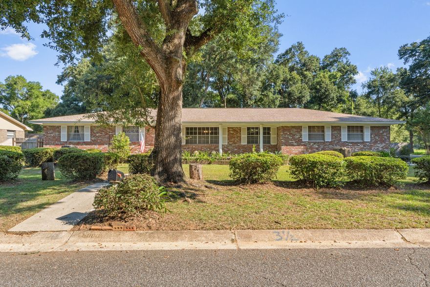 Are you looking for a 3 bedroom/2 bathroom ranch just under 1700sqft to call home?  Look no further as this full brick home on a large corner lot located in Saufley Park is waiting for you!  Property features formal living and dining room, hardwood floors, fireplace, oversized 2 car garage and large fenced in back yard for added privacy.  Roof was replaced in 2019.  Property has also been updated with copper wiring in 2019.  The possibilities are endless with this one.  Move right in or bring your imagination to life on this great property.  Call today to schedule a showing..