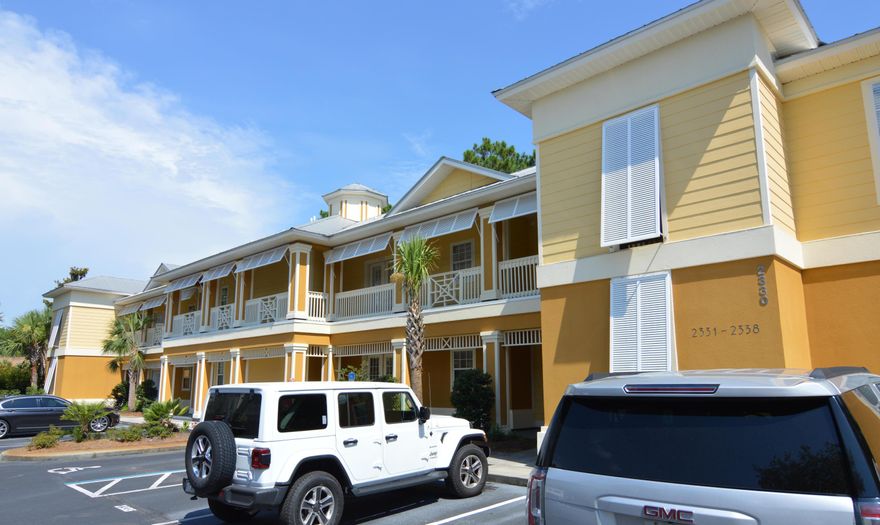 Sandestin resort living for under $190k! Pride of ownership shows in this updated first floor condo. The living and dining areas both open out to the large covered porch overlooking protected woodlands. The kitchen features stainless steel appliances, corian countertops, breakfast bar, and tiled backsplash. High end finishes throughout the unit include 9 foot coffered ceilings, crown molding, and tile throughout the living areas. Unit is being sold fully furnished and turn key ready complete with a new golf cart! Schedule your showing today and start enjoying the Sandestin lifestyle!