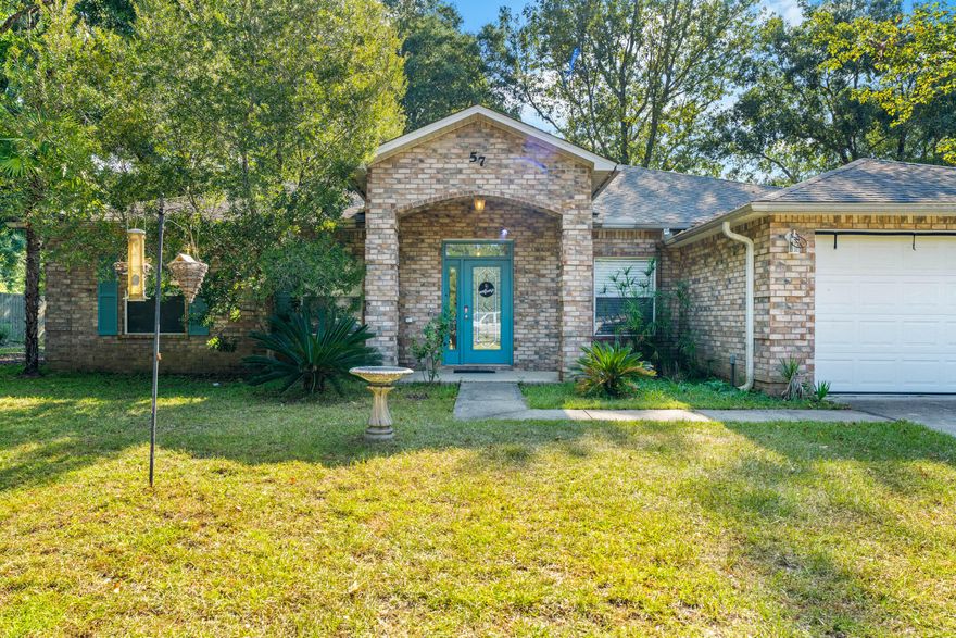 Welcome to 57 S Pleasant Drive -- a spacious 4-bedroom, 2-bath brick home in the desirable Pleasant Ridge Estates.Set on a generous half-acre lot, this 2,110 sq ft residence features a split floor plan designed for both comfort and functionality. The solid brick exterior provides timeless curb appeal, while the 2-car garage adds convenience with secure parking and extra storage.Inside, you're welcomed by a sitting area adjacent to the foyer, perfect for relaxing or greeting guests. The home also offers a flexible 4th bedroom that can double as an office, giving you options to fit your lifestyle. The heart of the home is the open-concept kitchen and living area, where a breakfast bar, abundant counter space, and ample cabinetry make cooking and entertaining effortless. A formal dining room provides the ideal setting for family meals or special occasions.

The large master suite is a true retreat, complete with a spacious bath and private access to the back patio. The laundry room is thoughtfully designed with ample shelving and storage and features a direct entryway from the garage for everyday ease.

Outdoors, the expansive .50-acre lot offers endless possibilities  from adding a pool or garden to creating outdoor entertaining areas. The generous yard ensures both privacy and space to spread out.

Located in Pleasant Ridge Estates, the neighborhood has an HOA feel without the fees  offering well-kept surroundings, a peaceful atmosphere, and the convenience of being close to schools, shopping, and local amenities.

57 S Pleasant Drive is ready to welcome you home  offering comfort, space, and the flexibility to fit your lifestyle.