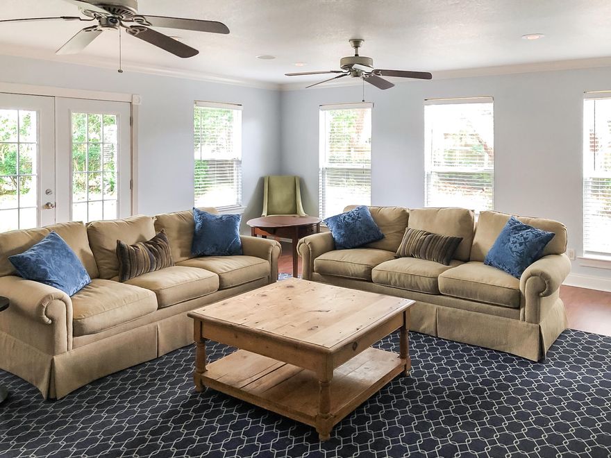 Contingent w 3 day KickOut clause. This Kenwood gem is ready for the new owner! If you don't know Kenwood - you should! Neighborhood tennis, park, school, sidewalks and the public golf course are just some benefits of this well loved Fort Walton Beach community. This large home is freshly painted inside and out, new French doors to the backyard and solid surface flooring throughout! A renovation in 2003 and 2008 updated and expanded this home so you can stretch out and enjoy. The formal living room could be used as a formal dining room or you can use the eat in kitchen. The kitchen has plenty of cabinet and counter space and is conveniently located in the heart of the home. You will love the giant family room that has space for all your friends to come and watch the football games!