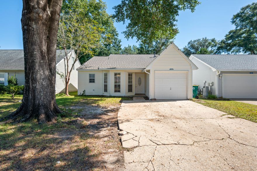Bluewater home with $5000.00 seller credit at closing for quick sale.  This 3 bedroom, 2 bath home located in the heart of Bluewater with easy access to Eglin, EOD, and the bypass north or south.This home has been in a long term rental program and provides either investment opportunity or great location for your primary residence.The home has LVP flooring in common areas, stainless appliances, and carpeted bedrooms with a single car garage and fully fenced backyard for privacy and pets.Ifyou are familiar with Blue Pine Village this home sits with 5 others on their own cul de sac.Affordability with location is hard to find and this home provides both.Don't wait on this one, give us a call to schedule your private showing.