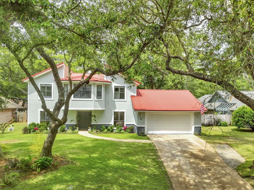 UPDATE: Asking for all offers to be submitted by 5/14/25 5pm CST to be considered.   Beautifully Renovated Two-Story Home on a Large Lot in Bluewater Bay -- No HOA!&#8232;This beautifully updated two-story home sits on a spacious lot shaded by mature trees in the heart of Bluewater Bay. With no HOA, and an expansive backyard perfect for gatherings, gardening, or relaxing, complete with a custom built shed.  Inside, you'll find thoughtful renovations throughout. The gorgeous kitchen has been fully updated with cabinets, appliances, paint and features granite countertops, and modern finishes.  The updated plank flooring, paint and fixtures give the entire home a fresh, welcoming feel, the skylights help to fill the home with natural light. The spacious primary suite offers a private retreat, one of the many reasons the current owners were drawn to this home.

Enjoy the pretty brick-paved outdoor patio area perfect for al fresco dining plus a lovely garden room. 

The neighborhood is known for its friendly atmosphere, and the home's generous yard offers room to personalize and enjoy year-round. The property is not in a flood zone.  This is a rare opportunity to own a turnkey home in a sought-after Bluewater Bay location with character, space, and extensive upgrades already in place.
