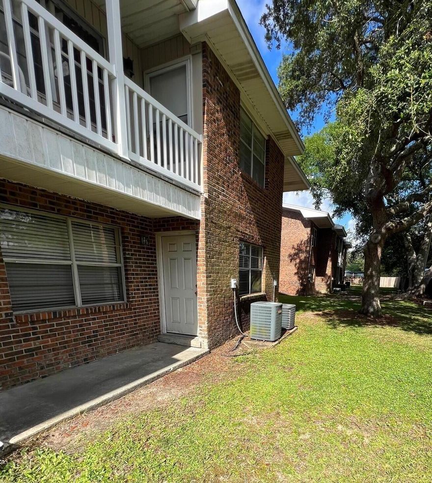 This ground floor condo has updated LVP flooring in the main living areas and carpet in the bedrooms. There are two full size bathrooms and a connected covered patio area as well.  The unit is centrally located in the heart of Fort Walton Beach near both bases and within walking distance to the middle school and high school.  There is a community pool and laundromat onsite.  WS&G and pest are included in rent.  No pets