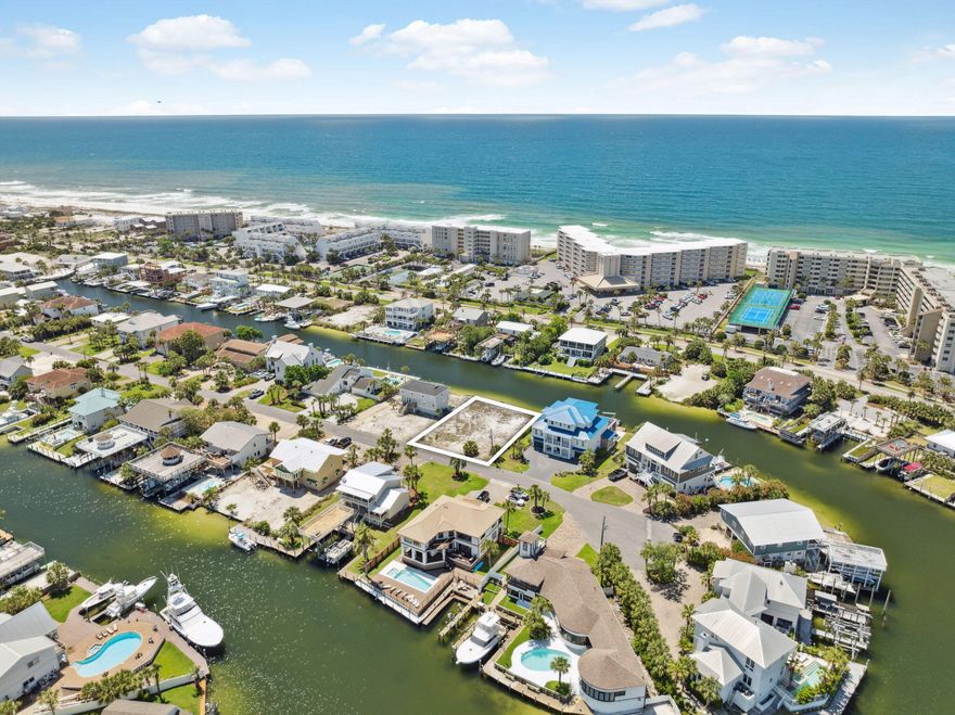 Calling all boaters and builders! Here is your opportunity to own one of the last remaining vacant lots in Holiday Isle. Enjoy nearly 90 feet of canal frontage in the heart of Destin, offering quick access to Destin's ''East Pass'' and the Gulf of America. Destin is known as the ''World's Luckiest Fishing Village.'' Schedule your showing today.