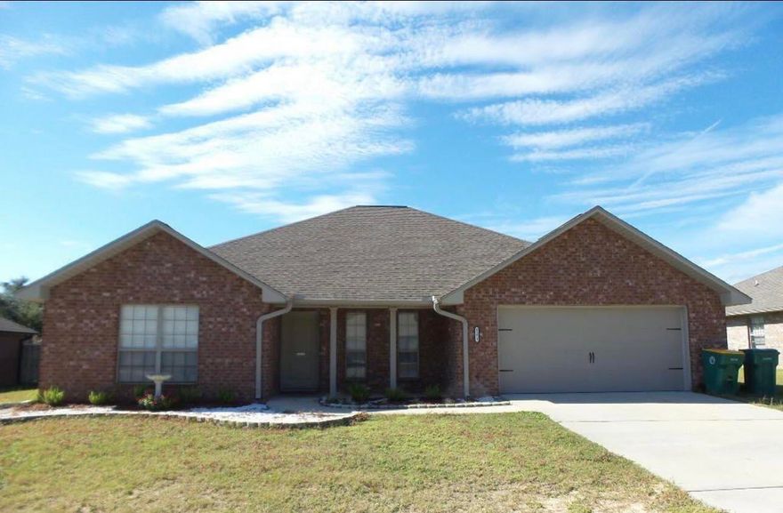 AVAILABLE... September 13, 2023. 4bdrm/2bth PLUS Flex Room located in the desirable Lee Farms Subdivision with easy commute to bases, beaches, & shopping. Featuring ceramic wood tile, carpet in the bedrooms, wood pallet faux walls and ceiling accents. Open concept Living Area with granite in the kitchen, breakfast bar, and eat in kitchen area. Family Room and Formal Dining Area to be used as Flex Space. Large bedrooms and bathrooms with custom paint. Covered back porch with privacy fenced back yard and AS IS yard building. NO smoking. Pets allowed upon approval with non-refundable pet fee. 600 Minimum FICO credit score required in addition to meeting rental criteria.