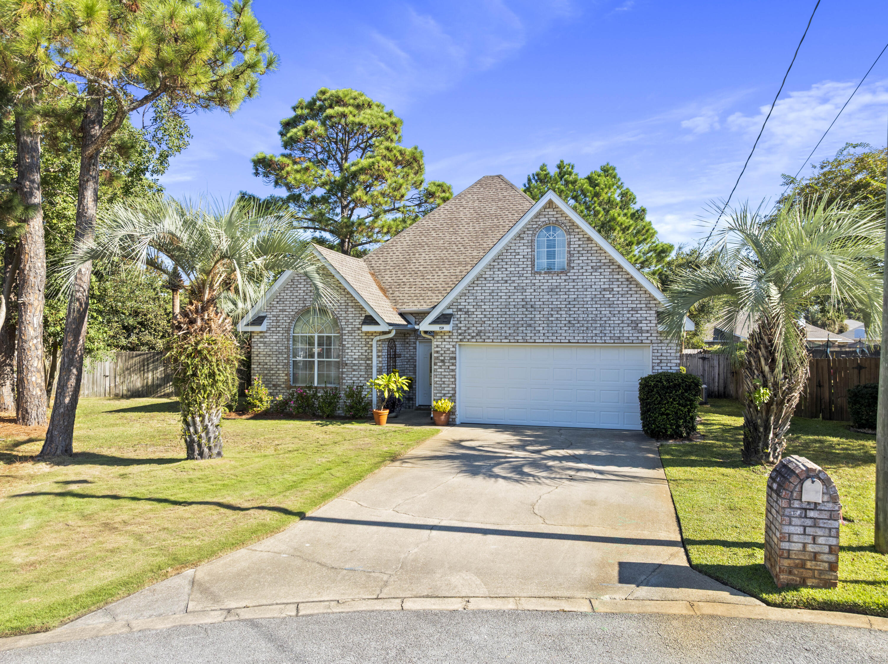 Don't miss this rare gem in Miramar Beach! This 3BR/2BA/Flex low-maintenance brick home is just minutes from the sugar-white sands of South Walton. Featuring vaulted ceilings, a cozy fireplace, and an oversized eat-in kitchen with breakfast bar, it's perfect for relaxing or entertaining. The master suite offers a garden tub, separate shower, and walk-in closet. The versatile flex space above the 2-car garage (with with easy attic access0 makes a great office or additional sleeping accommodations. Enjoy outdoor living on the screened, covered patio overlooking the largest backyard in the neighborhood--plenty of room for a pool or deck. Recent updates: HVAC (2021), Roof (2022), Chimney Cap (2023), Hurricane Garage Door (2024), Water Heater (2025). Close to luxury shopping, dining & more!