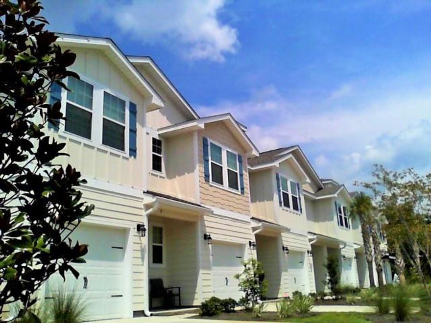 The Palm A townhome is a two story floor plan featuring 3 bedrooms, 2 and -1/2 bathrooms, a one car garage and back patio. As you enter the foyer of the first floor leads to the half bath and kitchen featuring a counter bar which opens up to the living and dining room. The second floor features a laundry closet and other closets. The master bedroom features a walk in closet and the master bathroom includes dual sinks, a standing shower and closet. The second and third bedrooms feature large closets with double doors. The second full bath features a shower/tub combo. Close to Walmart, Publix, Grand Boulevard Shopping Center and Silver Sands Outlet. Recreation to include White Sandy Beaches, 4 State Parks, Sandestin Resort, IMAX Theater and Big Kahunas Water Park.