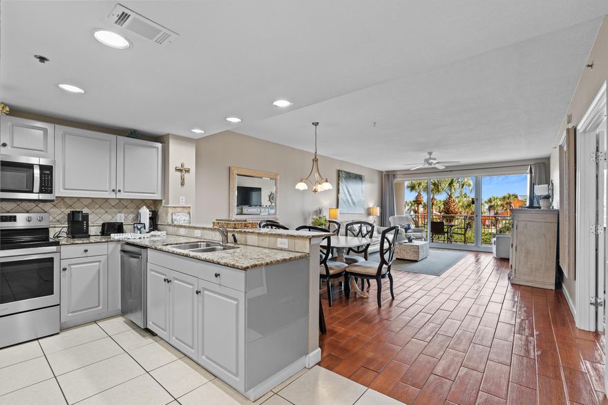 **PRICED TO SELL***THE BIGGER 2 bed/2 ba floor plan with Private OVERSIZED BALCONY and peekaboo view of the Gulf.  Projected Income $40-$50K . Being located on the second floor and close to stairway makes it very convenient. NO NEED TO WAIT FOR THE ELEVATOR ... just walk right down to your car, beach and pool. Cannot be better! The condo is very well decorated with the beach in mind. You actually have a peekaboo view of the water from your very private balcony. Some of the highlights: no carpet, no popcorn ceiling, full size washer/dryer, stainless steel appliances and granite countertop in kitchen, separate shower with jacuzzi tub in the primary bathroom, fully furnished - turnkey ready. Sterling Shores is a gated complex in the heart of Destin featuring 400' of private beach, a lagoon-style pool with mushroom spray fountain, sundecks, & a beachside pool with Tiki bar & grill. Other amenities at Sterling Shores include a fitness center and The Back Porch restaurant, one of Destin's most popular beachfront restaurants, is just steps away. Hurry to schedule a viewing. The price is right!
