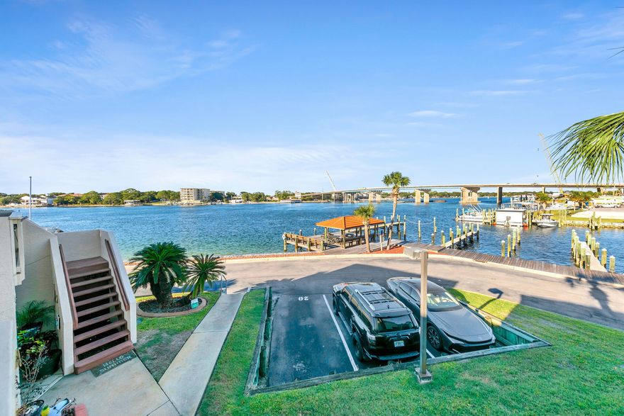 Seller to pay up to $10,000.00 towards buyers closing costs and or rate buy down.Stunning waterfront townhome with a 50 foot private boat slip! This beautiful home boasts breathtaking views of the serene waters and is located in a peaceful and sought-after gated community.Step outside onto the private balcony and enjoy the refreshing breeze and glorious sunrises over the water. The outdoor space is ideal for gatherings with family and friends, and the private boat slip is perfect for boating enthusiasts.Buyer to verify all information.