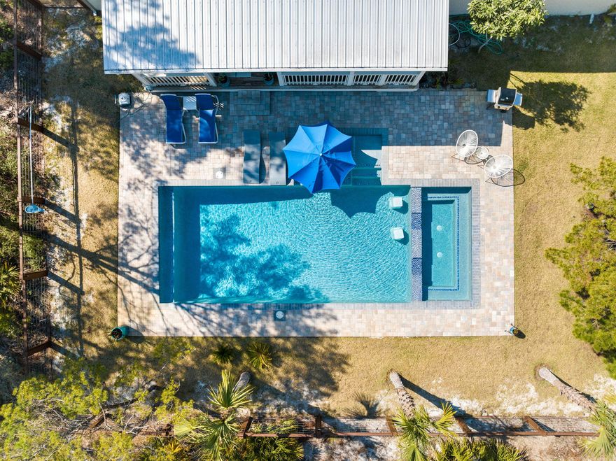 $143K+ Already Booked for 2025! Welcome to 184 Seacrest Drive, where modern elegance meets laid-back 30A coastal living. This fully remodeled, single-story retreat seamlessly blends timeless beach charm with contemporary style and mid-century modern flair. With over 2,500 sq. ft. of living space, this beautifully designed home features four spacious bedrooms, three full bathrooms, and a custom bunk room, making it perfect as a primary residence, vacation home, or high-income rental.Step outside into your private backyard oasis, where relaxation meets luxury. The 14'x36' heated gunite pool and spa invite you to unwind, while the Baja tanning deck offers the perfect spot to soak up the Florida sun. The property backs directly onto the award-winning Watersound Camp Creek golf course, providing peace, privacy, and stunning views. With no HOA and a quiet street location, this home offers all the perks of 30A living without restrictions.

For investors, this property is a rental powerhouse, a solid $200K in gross revenue for 2024, and $6K booked for 2026. Boasting over 70 five-star reviews on Airbnb, this fully furnished home including a golf cart has a proven track record of exceptional rental performance.

Ideally located just minutes from Alys Beach, Seacrest, and Rosemary Beach, this home offers easy access to the best of 30A while providing a tranquil retreat away from the crowds. Whether you're looking for a profitable investment property or a luxurious coastal getaway, 184 Seacrest Drive is a rare find.