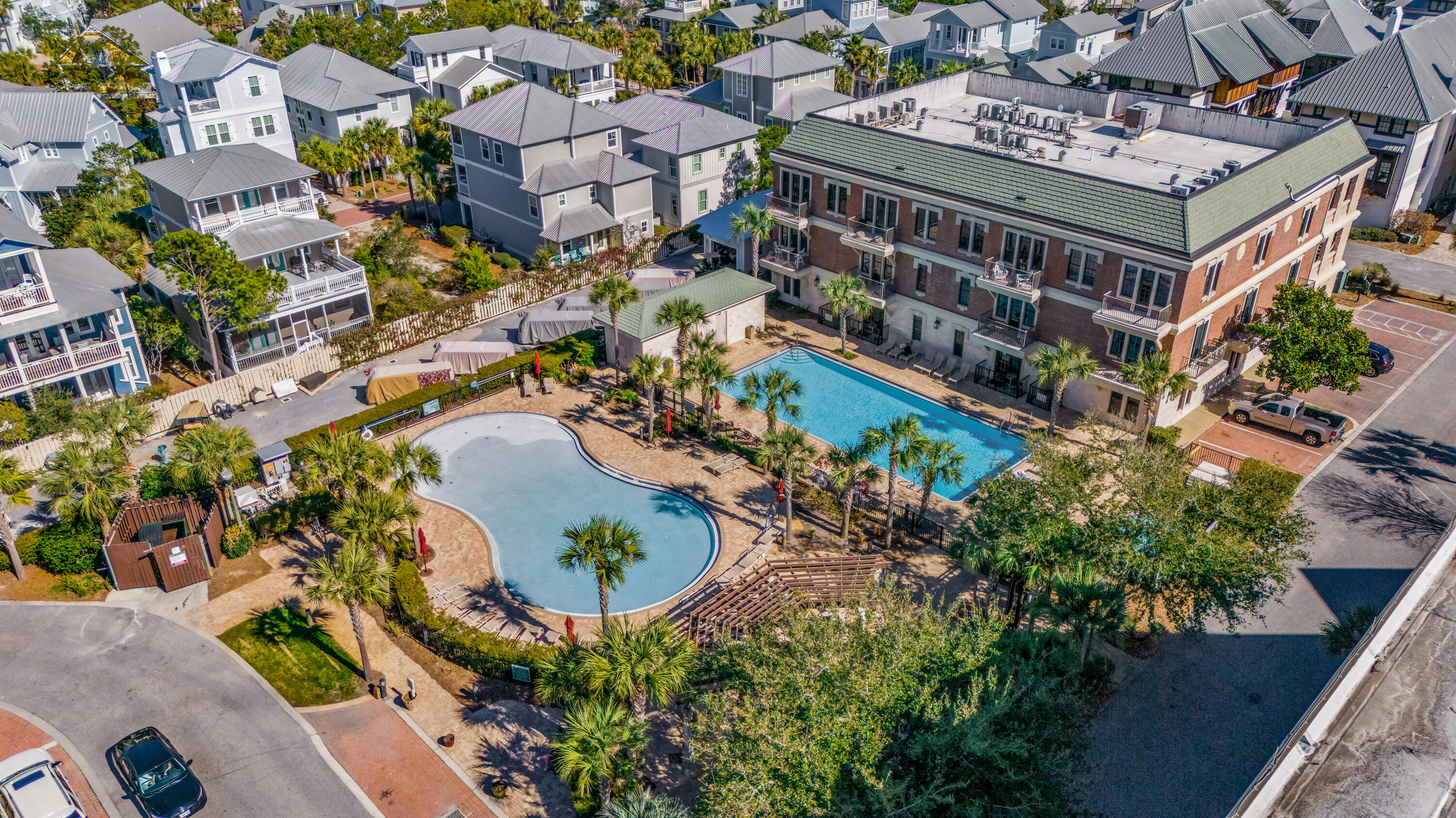 On 30A, everything shines, including this condo! It's been recently refurbished with enhanced lighting and a new bathroom vanity. Nestled in Seacrest at The Village of South Walton, you're immersed in the essential 30A experience. Ideally located between Alys and Rosemary Beach, a variety of activities await you and your loved ones. The studio condo is a mere stroll or bike ride from the deeded beach access, enticing restaurants, and some of 30A's best shops. The roomy studio features a king-size bed, a queen-size sleeper sofa, and a kitchenette with a mini-fridge, bar sink, and microwave. Start your day with a stunning view, savor your morning coffee by the window, or relax on the sofa while planning your day's escapades on 30A.