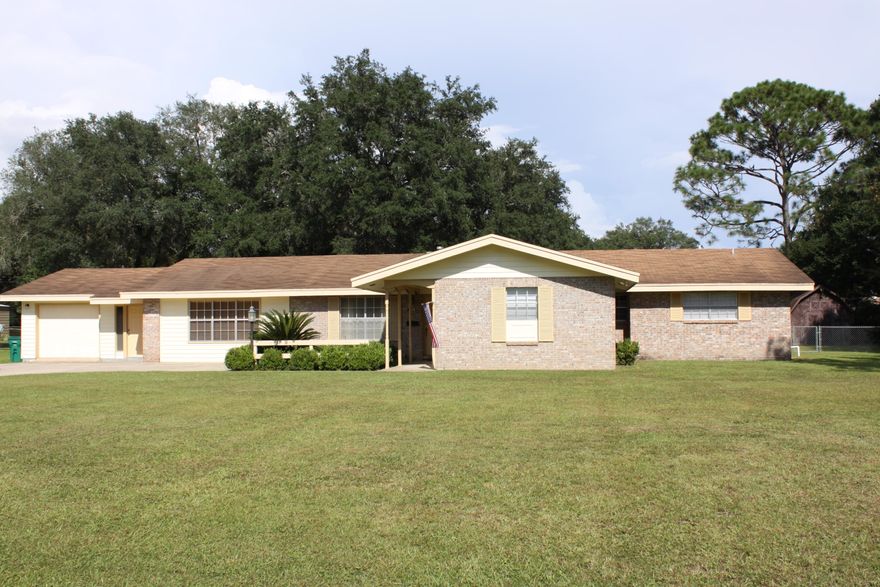 Large 4 bedroom home on a double lot. Garage is a double with a 24 X 21 workshop. Additional workshop in the backyard. This home is being sold AS-IS. Great structure but it is dated and could use some updating and it is priced accordingly. Nice neighborhood and is close to Eglin and Hurlburt AFB, North Florida Collage, Hospital and shopping.