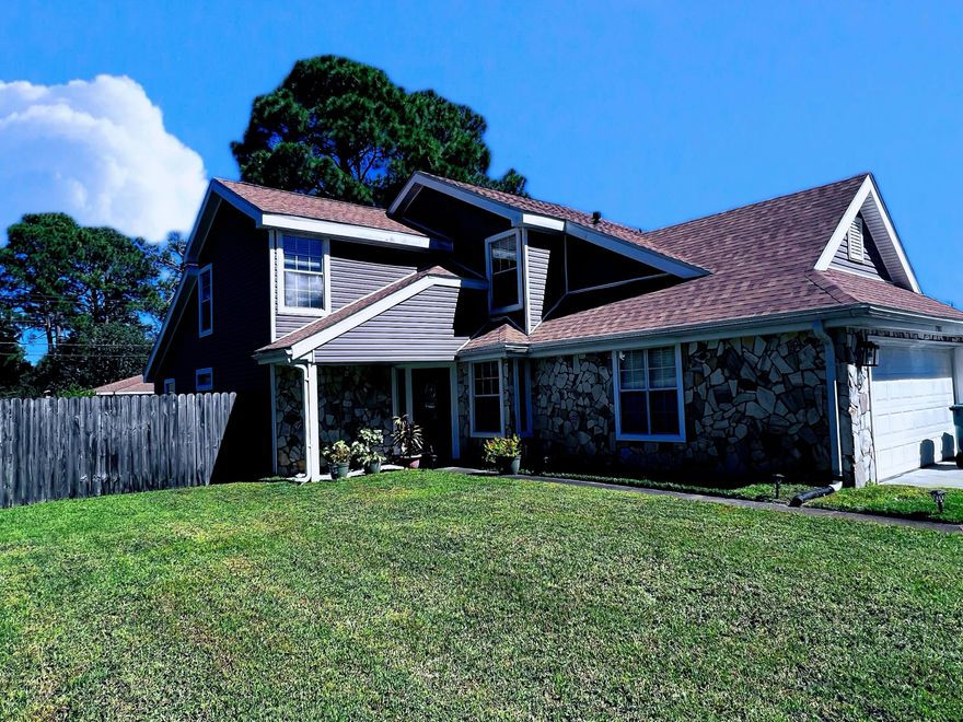 Step into this move in ready 3/2 in the heart of FWB just minutes away from Eglin AFB and Hurlburt AFB! This home features all stainless-steel appliances, stone countertops in kitchen, wood cabinets. The family room has wood floors, cathedral ceilings, and a fireplace. The living room boast two large sliding doors that leads to an open patio, perfect for enjoying an outdoor meal or just relaxing in the sun. The owner's suite hosts a vaulted ceiling,  and tiled bathroom with stunning marble countertops, and a large walk-in closet! The roof was replaced in 2018, HVAC was installed in 2013 and vents and ducts cleaned in 2018.