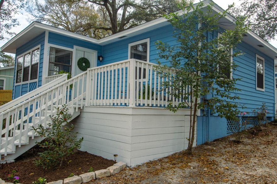 This Florida-style cottage is the perfect home OR investment property to generate rental income. Nestled in the heart of Niceville and close to restaurants, schools, parks, and more, you cannot beat its LOCATION. Recently appraised at $325,000, this home is now priced at $310,000.  This home offers 3 bedrooms and 2 bathrooms with a split floorplan, updated kitchen with granite countertops and stainless steel appliances. The master suite offers a large private bath with granite countertops and a new master walk-in closet.   Roof was added in May 2021. Two outdoor decks provide outdoor living space & the detached shed  offers plenty of storage. Seller is selling in AS-IS condition. Home comes with a transferrable termite bond.