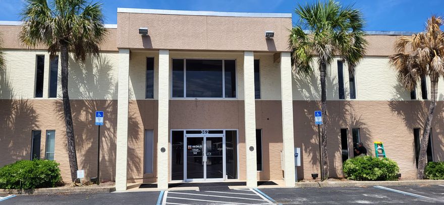 7 offices, administrative area with built in cabinets, counter, with pass thru window to reception area, large waiting area with restroom, employee restroom with shower, storage room, IT room, first floor unit with front and rear entrances. This is a net lease.