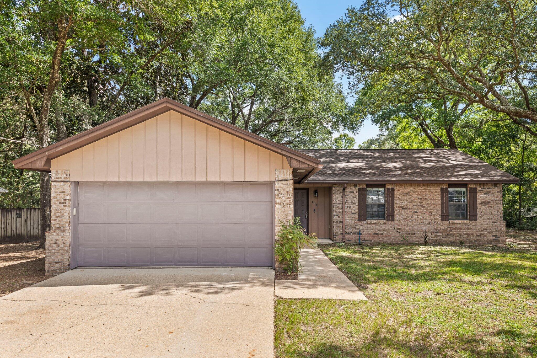 Located in desirable Niceville and less than 1/2 a mile from the Rocky Bayou boat ramp, this cozy house features a combination of tile, LVP, and carpet making it both easy to clean and comfortable. Neutral paint adds a stylish touch brightening the space in combination with the flowing natural light. An outdoor storage shed offers space for all your outdoor equipment and tools. Enjoy evenings gathered around the fire pit in the spacious backyard, ideal for entertaining guests or simply relaxing under the stars. Don't miss out on the opportunity to make this house your home sweet home. Contact us today to schedule a tour!