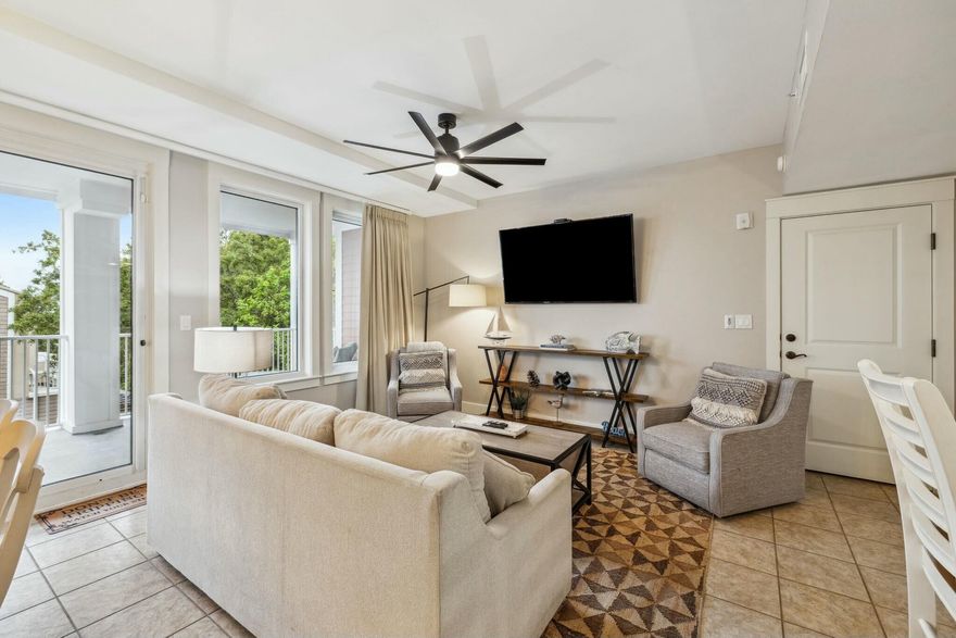 Discover the ultimate in resort-style living with this rare two-in-one lock-out unit located in Sandestin's iconic Village of Baytowne Wharf. Thoughtfully designed for flexibility, this residence can function as a spacious two-bedroom getaway or as a one-bedroom suite with an independent studio--ideal for hosting guests or maximizing rental potential. Inside, an open-concept living area flows seamlessly onto a private balcony overlooking the vibrant village below. The primary suite features a luxurious en-suite bath complete with a soaking tub and a separate walk-in shower. The adjoining studio, serving as the second bedroom, includes its own kitchenette for added convenience.

Owners and guests alike will enjoy exclusive access to the amenity terrace, featuring a resort-style pool, hot tub, wading pool, grilling area, and a fully equipped fitness center. Plus, gain entry to the Founder's Cluban owner's lounge perched above the events plaza, offering a front-row seat to Baytowne's lively entertainment.

Experience all that Sandestin has to offer: sugar-white beaches, four championship golf courses, tennis, pickleball, a world-class marina, indulgent spas, boutique shopping, fine dining, and a full calendar of live eventsall just steps from your door.