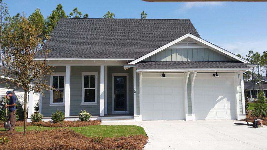 This Coral Bean floor plan offers 2,210 sq.ft., 4BR/3.5BA, with a 2 car garage located on a premium corner lot. This home will offer 9' ceilings, Bruce hardwood flooring in the living area, master and additional bedrooms, natural stone Travertine on bathroom floors. The bathrooms have Quartz counter tops. The kitchen has Quartz counter tops, under counter lighting, stainless appliances with a gas range, kitchen vent hood and a basic dry bar. The Laundry room has cabinets over the washer and dryer.