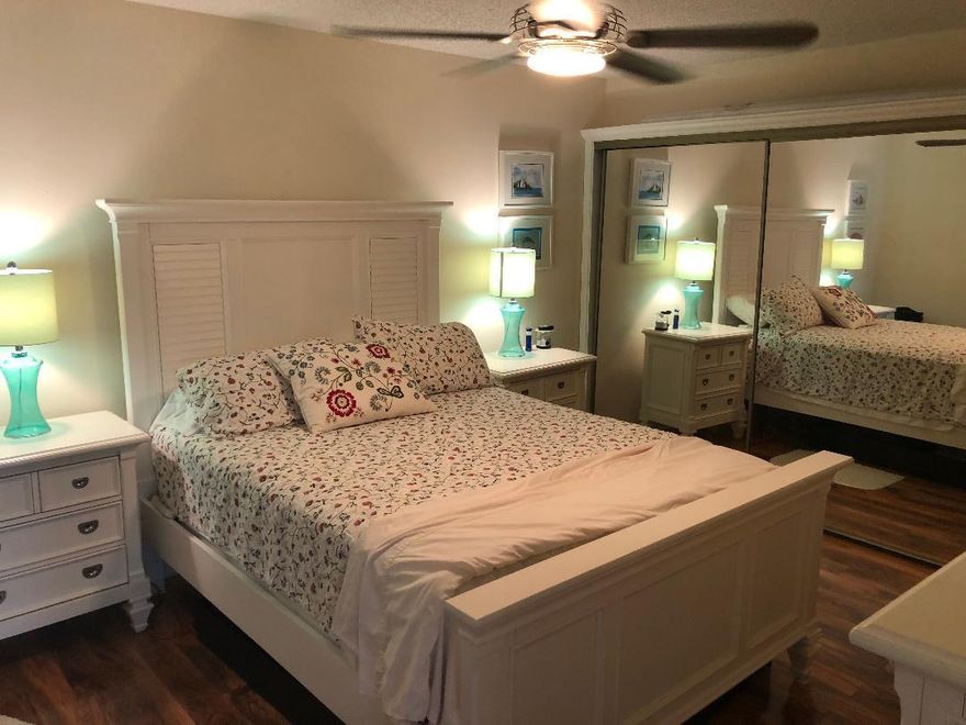 This is a great one bedroom, one bath unit on the second floor of this small, quaint complex. Just two blocks to the beach makes for an easy, quick walk where you can spend the day basking in the sun. The unit comes complete with a fully stocked kitchen, living area and balcony. There is a community pool on site, grilling area and picnic tables. Don't miss your chance to own this very affordable condo on the beautiful Emerald Coast. This unit will not last long.