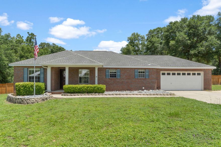 Charming 3-Bedroom Home on 1 Acre in Hidden Springs - No HOA!Enjoy the best of country living with this well-maintained 3 bed, 2 bath home on a spacious 1-acre lot in the desirable Hidden Springs subdivision.  A 2020 roof adds peace of mind, and a propane whole-house generator keeps you powered through any storm. The large gated entry provides easy access for your boat or RV, and a nice-sized shed offers additional storage. With no HOA, you'll love the freedom and spaceall just minutes from local schools, shopping, dining, and convenient access to I-10.