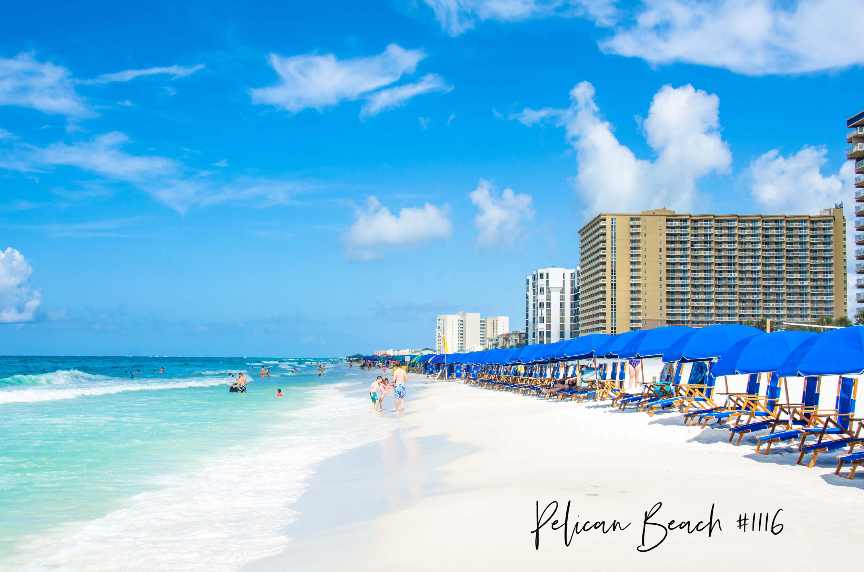 Known for achieving some of the top rental figures on the beach (rental projection up to mid $50K,) Pelican Beach is located on the famed beaches of Destin...which conjures up images of sun-splashed days of swimming, biking and relaxing. Revel in this super spacious 2 bedroom, 2 bath condo on the highly desired 11th floor for the best beach and coastline views! This condo has a large kitchen, Gulf front living room and master suite, dining area, guest bedroom, large balcony and washer/dryer inside the condo. Stunning Gulf views and breezes from your supersized balcony. This condo has never been rented so it is in top condition but will be easy to put on a rental program and start collecting the high season income!