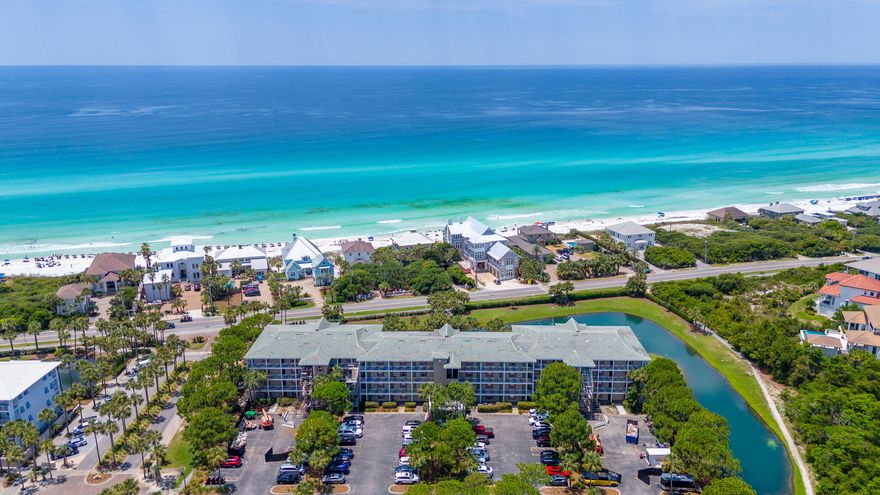 Gulf Place Caribbean - Rare, Top Floor 2 Bedroom, 2 Baths with bunks and amazing Gulf Views! Prime top floor unit in the recently renovated Caribbean building. This stunning condo offers breathtaking panoramic views of the Gulf from the large, private balcony. Two spacious bedrooms, bunks in the hallway and an open kitchen, living plan. Located directly off Scenic Hwy 30A in the Gulf Place Community w/3 deeded beach accesses, 3 pools, tennis courts, new pickleball court, bbq grills, and more! Amazing proximity to the beach plus a variety of restaurants, shopping, entertainment and services. This condo places you in the heart of the vibrant 30A lifestyle. This condo is perfect for a vacation getaway, rental investment, or a place to call home.  Easy to add upgrades, phenomenal location!