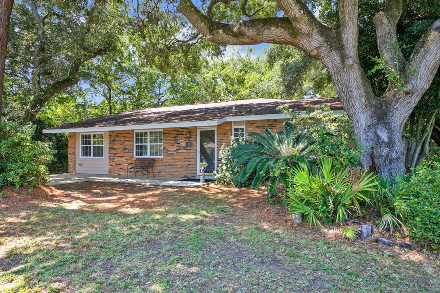 Move-in ready, updated one story conveniently located home in Fort Walton Beach. Three bedrooms, two full baths plus large office/playroom space. The kitchen offers a breakfast bar and stainless steel appliances-electric oven/ stove, built-in microwave, dishwasher, & refrigerator. Living area is located off the kitchen and there is a separate den area for extra entertaining space. Laminate and tile flooring throughout. Large utility room and two back yard sheds for extra storage. Back porch is covered and yard is fully fenced.