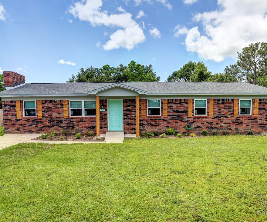 Welcome Home, This updated home boasts a list of new and updated features to include: HVAC, roof, windows,shutters, all air ductwork and vents, appliances, granite, toilets and vanities, light fixtures, switches and plugs, tile and carpeting in rooms, Paint , paint throughout, a huge fenced yard. Four bedrooms two bathrooms, plus a den in a huge laundry room, huge patio, and separate workshop on a slab.