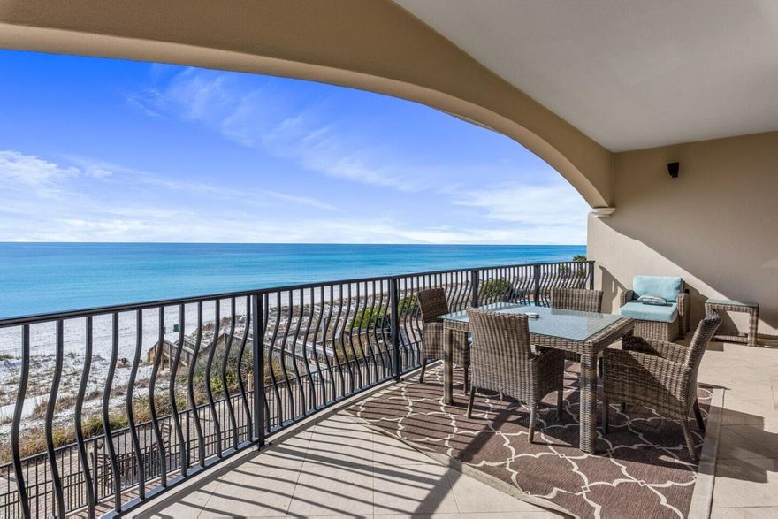 No expense spared to the  renovation of this professionally/exquisitely decorated with the luxury vacation experience in mind 4BR/3BA, 2,200 sq. ft. unit at Villa Coyaba, being sold fully furnished, brand new living room furnishings. This gulf front, full ocean view unit is on the second floor which allows you to watch the kids play at the beach yet is high enough for you to capture all the views of the incredibly pure, sugar white sand and sparkling emerald green waters of the Emerald Coast.  This unit has all the upgrades you could ask for along with 10 ft. ceilings, etc.   The features of the property include a large open concept living area.  Chef's kitchen (quartz counter tops),  See More spacious master suite with large walk-in shower and closet; large guest rooms; and very large storage area that could accommodate bunk beds.   The Gulf front master suite features direct access to the huge gulf front tiled terrace that is great for relaxing and enjoying our beautiful gulf waters! The master Bath includes  6 ft. Jacuzzi tub and double headed  shower surrounded in tumbled marble.  Villa Coyaba is Gulf-front with 310 fee of white sand and turquoise waters.    Amenities at Villa Coyaba include two dedicated private parking spaces, infinity-edge beachside pool a large resort pool; well-equipped fitness center; spacious theater; outdoor grilling stations; private beach access; full service beach attendants. With the incredible rentals that  Villa Coyaba properties produce  this unit would make the perfect investment property, second home or permeant residence.  Do not miss this rare opportunity to own this one-of-a-kind waterfront property being at the center of everything Destin has to offer in Destin, FL.