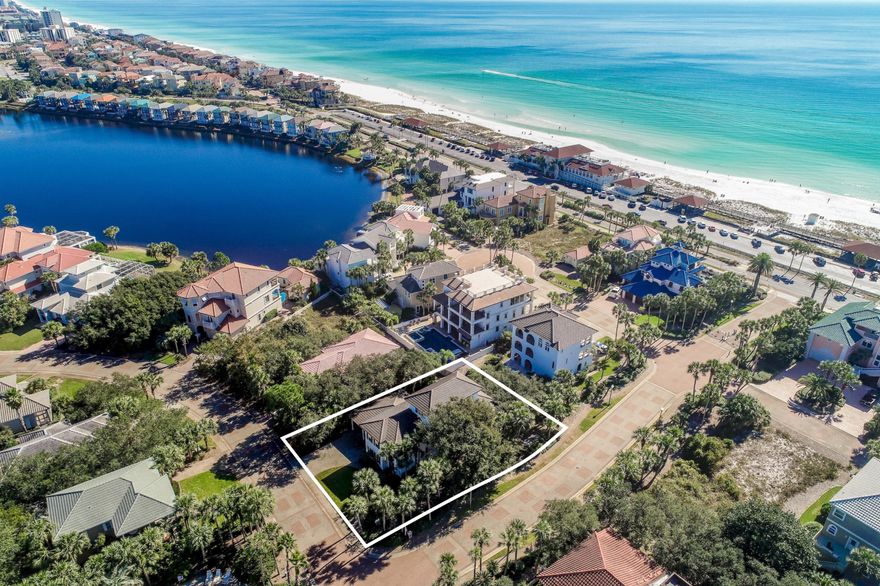Modern elegance meets artful coastal contemporary design in this awe-inspiring beachside residence newly renovated and ideally located two tiers off the Gulf of Mexico on a massive corner lot in the gated community of Destiny. This pristine coastal retreat has been professionally designed, furnished & curated to evoke a welcoming aesthetic and has been masterfully configured featuring 6 bedrooms (including a pinterest-worthy oversized bunk room), 6 full ensuite bathrooms and a large open floor plan with clean lines and pristine gulf vistas. This property is the perfect arrangement for a primary, secondary or rental focused property and has been well maintained as a second home.